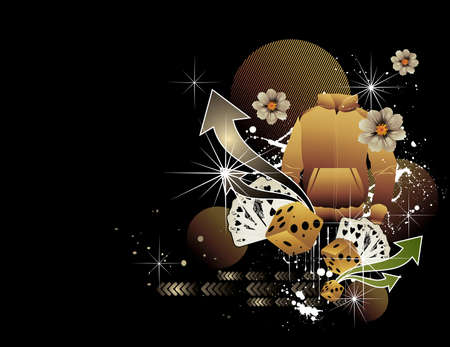 abstract vector illustrationのイラスト素材
