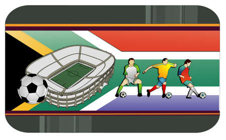 football vector illustrationのイラスト素材