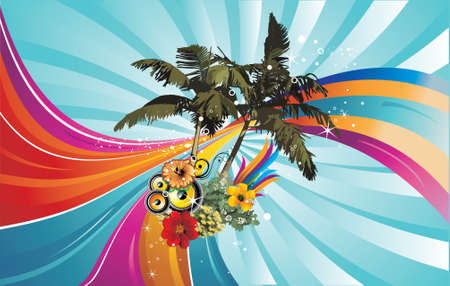 palms illustrationのイラスト素材