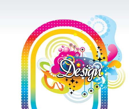 young color vector designのイラスト素材