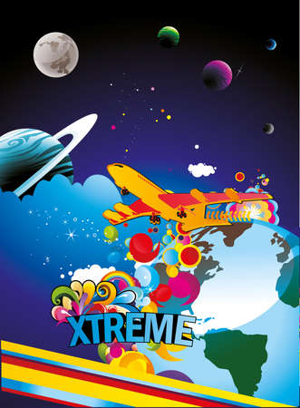 universe abstractのイラスト素材