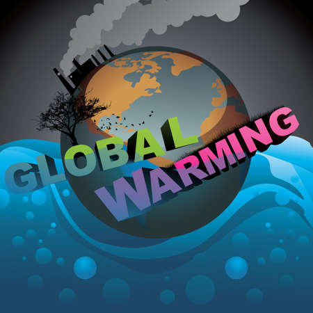 global warming vector illustrationのイラスト素材