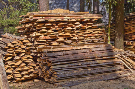 Pile of wood
