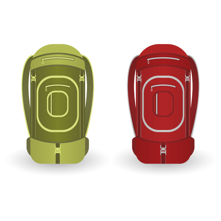 Camping backpack vector iconのイラスト素材