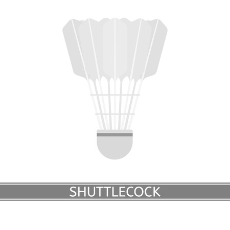 Badminton feather shuttlecockのイラスト素材
