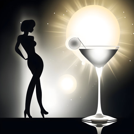 Refreshing classic Mexican margarita cocktail with salt and lime, generative AI content.の素材