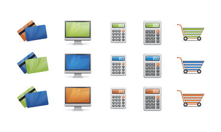 Vector business iconsのイラスト素材