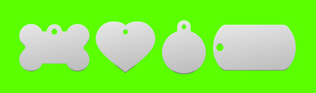 Vector pet tagsのイラスト素材