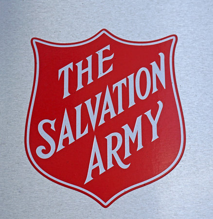 Sydney, Australia - October 17, 2017: The Salvation Army Logo sign at one of help centers. The...
