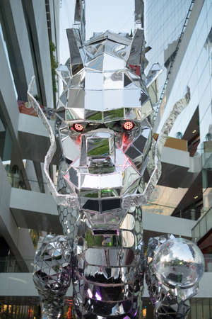 Big dragon with the red eyeのeditorial素材