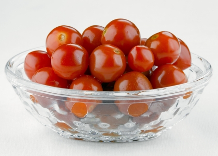 Salad-dish with tomatoes, marinaded home-style の写真素材