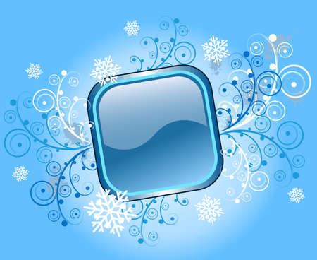 Christmas background with frame or buttonの販売画像