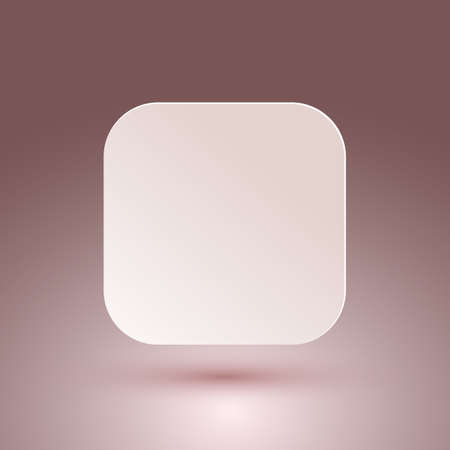 Blank square buttons. Empty icon.のイラスト素材