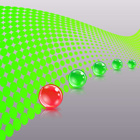 Concept with ball. Abstract concept. Vector eps10 illustrationのイラスト素材