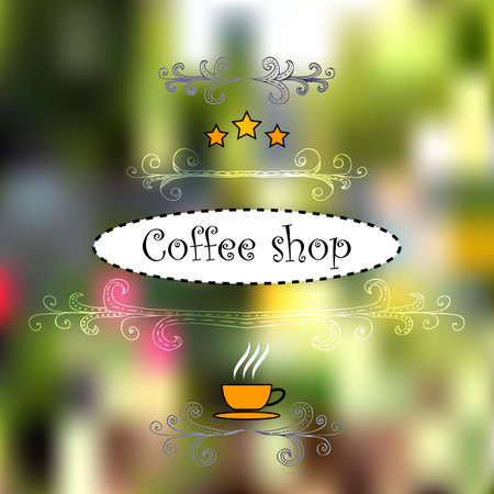 Design for cofee shops.のイラスト素材