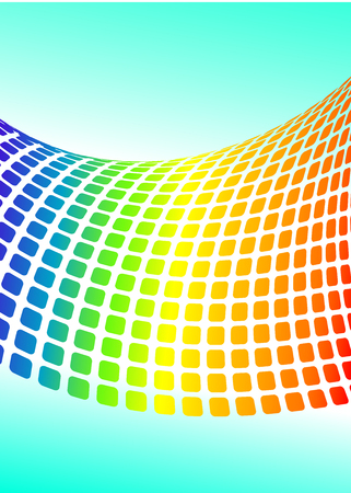 Vector background with halftone rainbow for your design. Vectorのイラスト素材