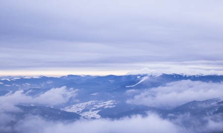 Carpathians mountainの写真素材