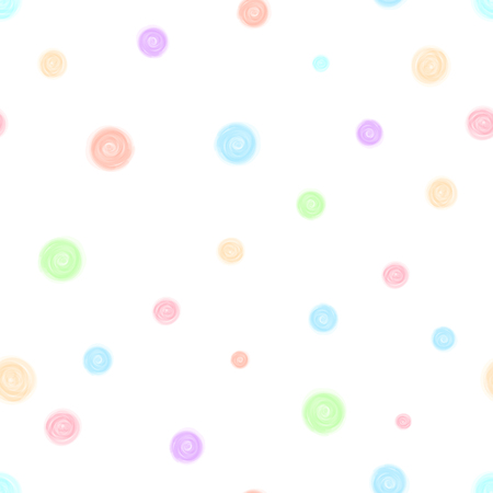 Flower watercolor seamless textile pattern.のイラスト素材