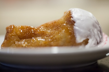 Delicious fresh baba closeupの写真素材