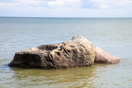 Stones on the seaの写真素材