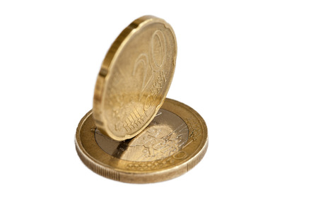 euro money coinの写真素材