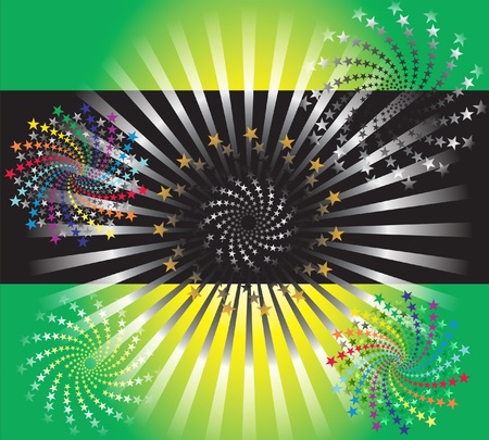 Vector Illustration Abstract Star Background のイラスト素材