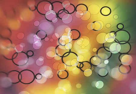 Background with the circles in red tones の写真素材