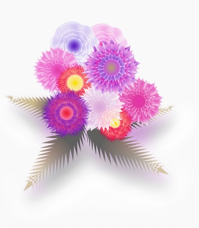  spring flower photography isolated meadow clear のイラスト素材