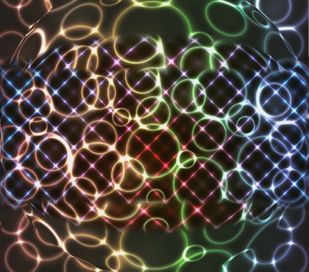 Colorful abstract circles. Vector artの写真素材