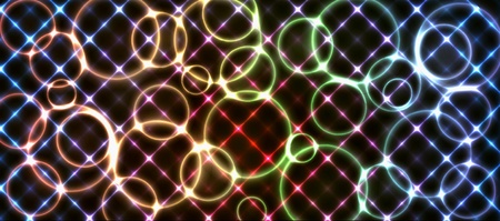 Colorful abstract circles. Vector artのイラスト素材