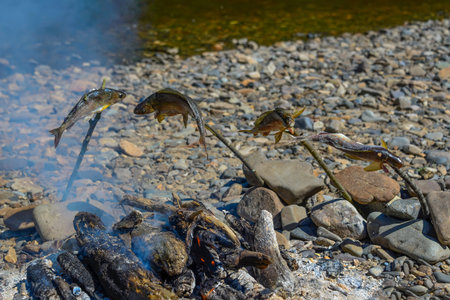 Smoked fish.