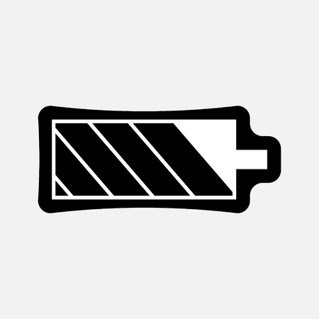 charging the battery icon, the mobile battery, fully editable vector imageのイラスト素材