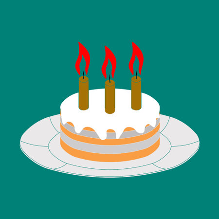 icon cake, icon celebration image, holiday, birthday Fully editable image