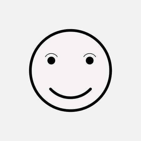 icon smile, smiley for chat, mobile applications, fully editable vector imageのイラスト素材