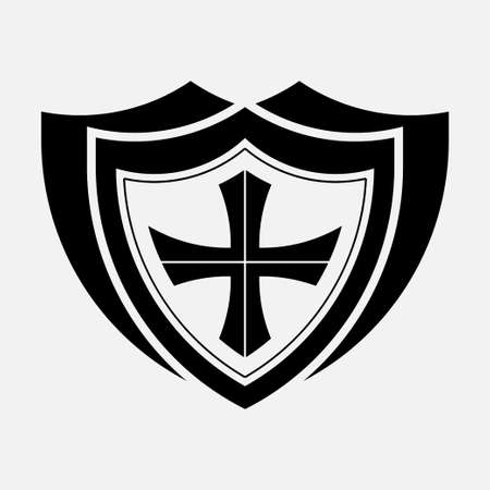 icon shield, protection, safety, secure icon, icon shield fully editable vector imageのイラスト素材