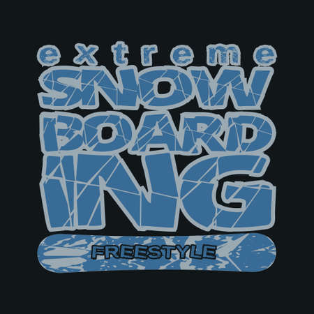 skateboarding t-shirt, T-shirt inscription, typography graphic design, California skateboardのイラスト素材