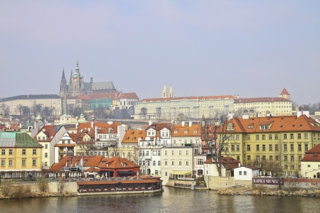 kind on the Prague lock of old Prague のeditorial素材