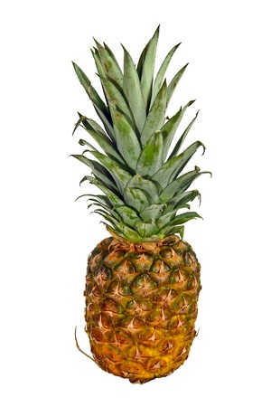 pineapple isolated on white background の写真素材