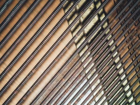 Picture of the details of the old broken piano for the background hd