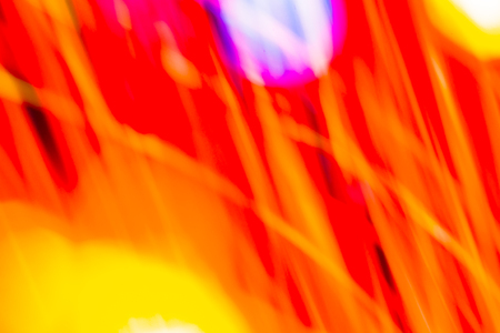 space rain, chaotic stripes of blue, green, yellow on a black background, abstractionの写真素材