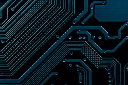 electronic circuit, computer circuit board blue, computer technology