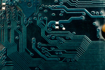electronic circuit, computer circuit board blue, computer technology