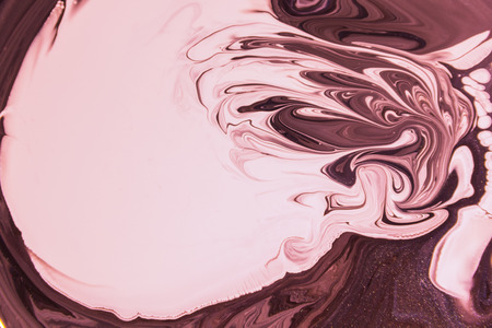 liquid paint mixed from different colors, automotive enamelの写真素材