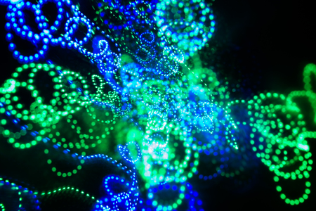 colored dots dotted lines in different directions, color abstractionの写真素材