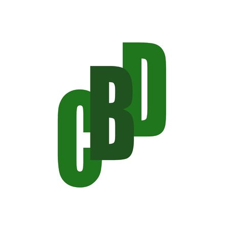 Cannabis leaf cbd. Concept of medicinal marijuana. Vector illustration cbd symbol.のイラスト素材