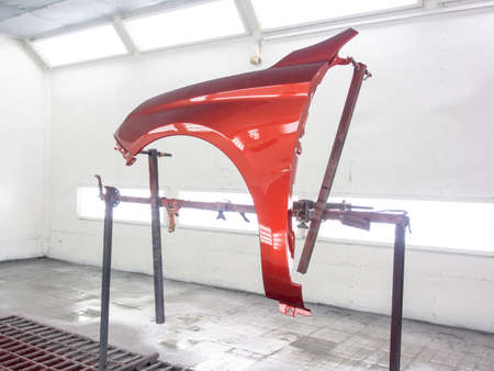 auto repair with puttyの写真素材