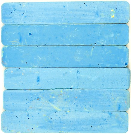 Colored background from vertical row of colored chalksの写真素材