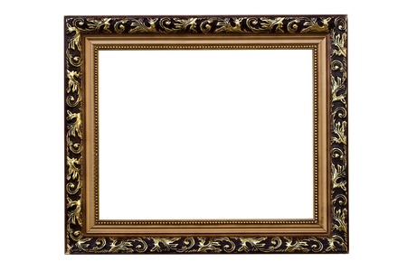 Frame of Baget isolated on whiteの写真素材