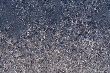 abstraction caused by winter frosts on glassの写真素材