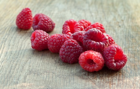 strawberry on the table macro photographedの写真素材